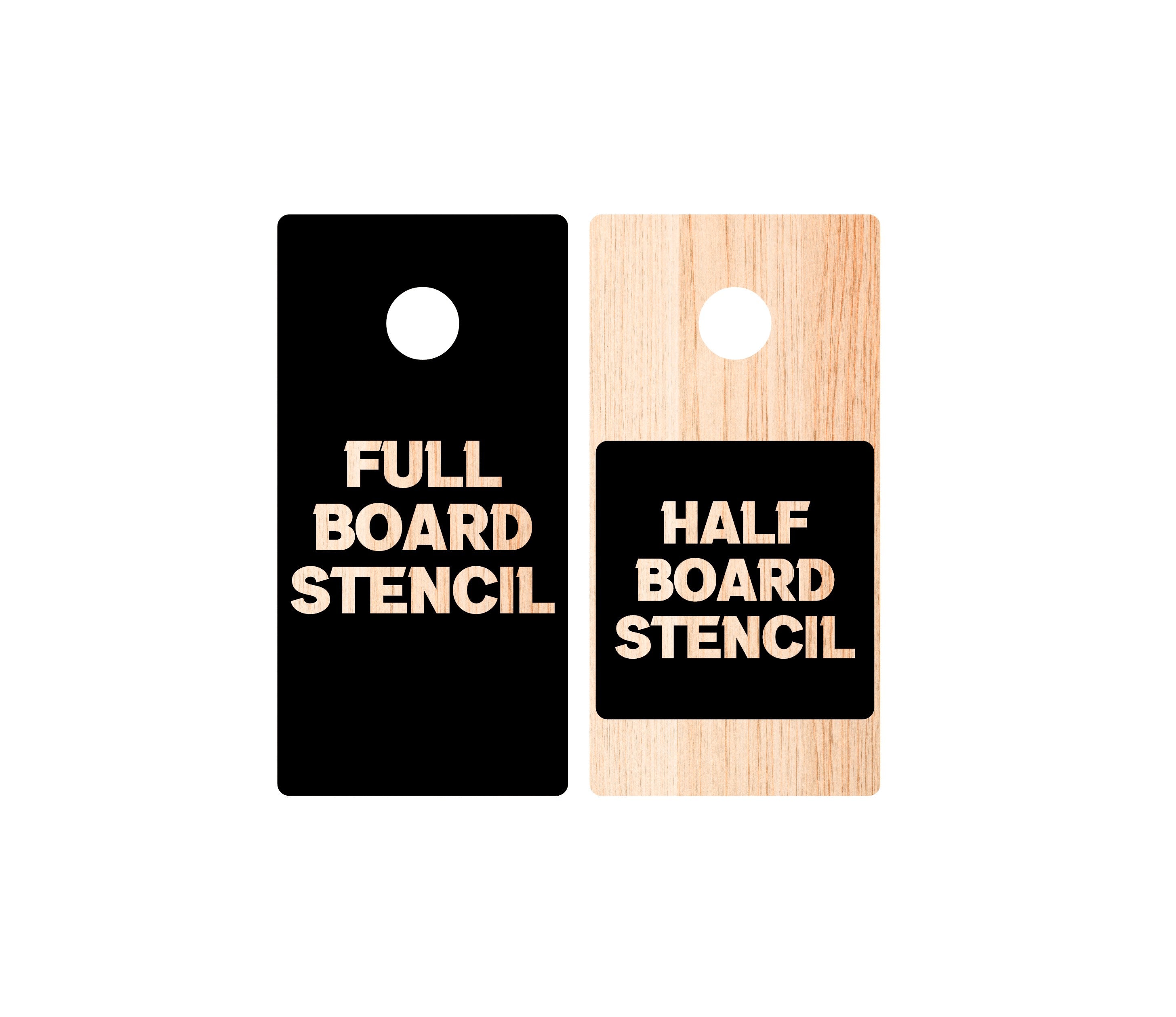 Custom Board Stencils – Cornhole Board Maker's Group
